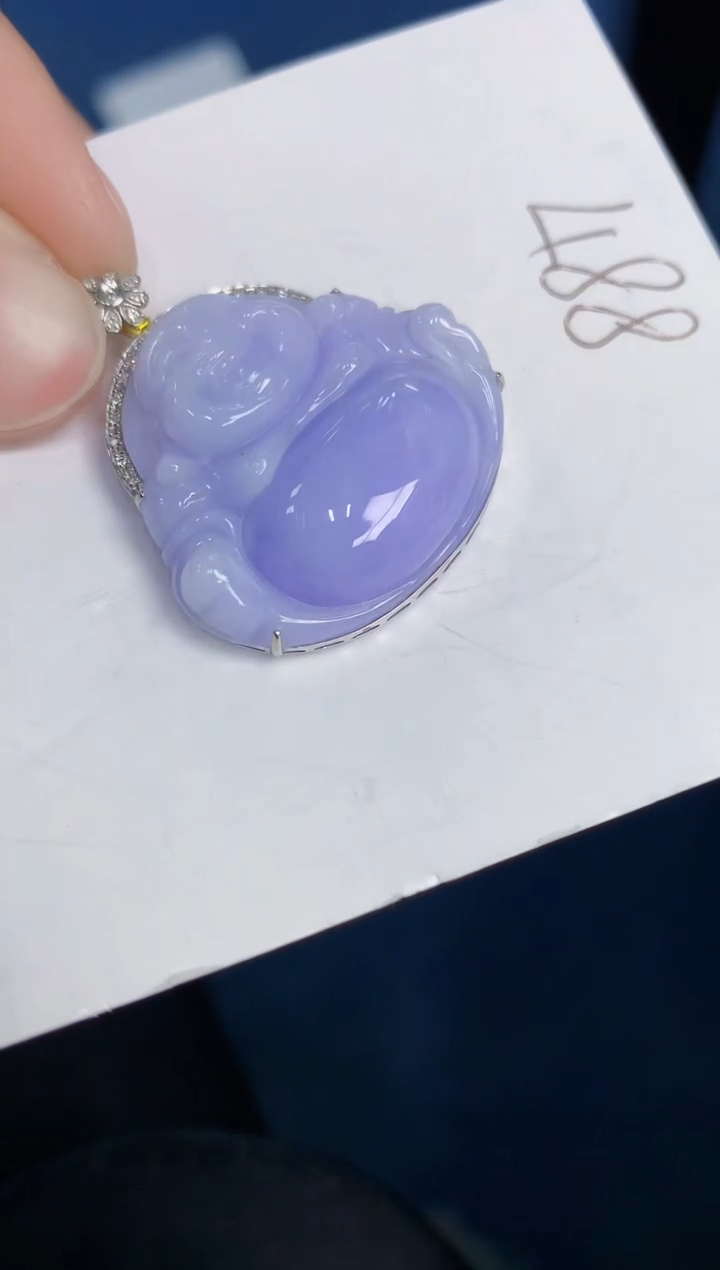 【闪购商品】翡翠颈饰18K金镶嵌000000000