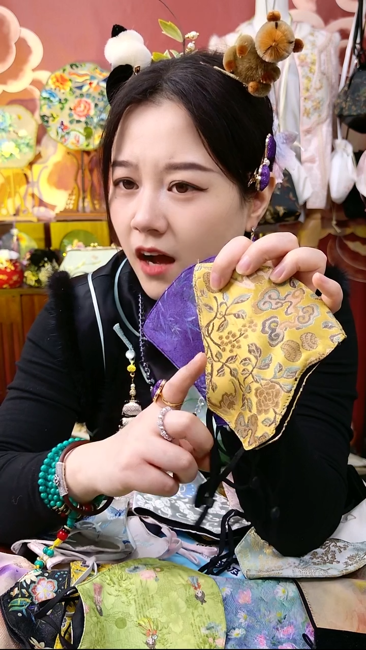 纯铜合金琉璃非遗口罩