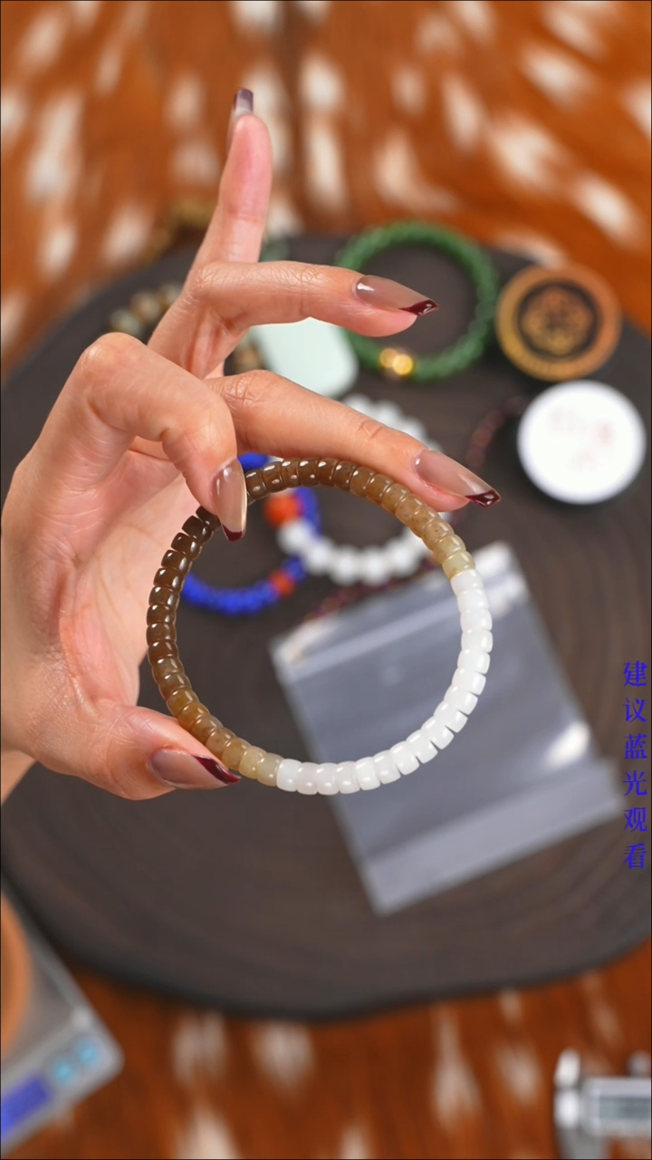 未镶嵌手串和田玉轻**松格律诗严选珠宝