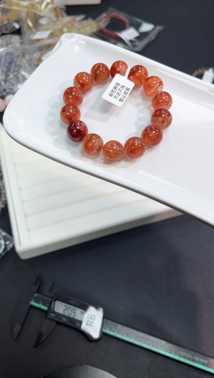 【闪购商品】水晶手串未镶嵌18f多样性发其一/1条14mm默认微瑕