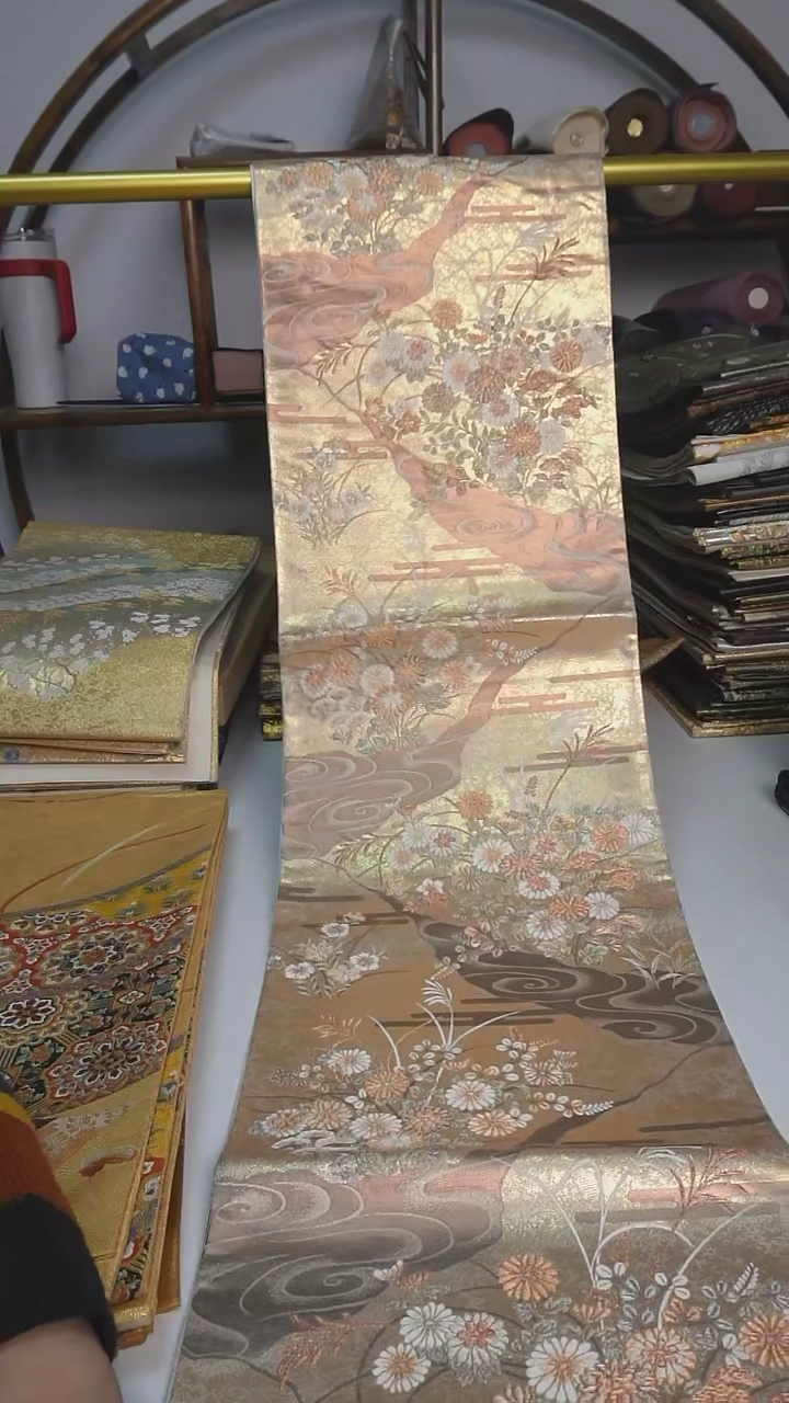 【闪购商品】织绣西阵织六通花卉