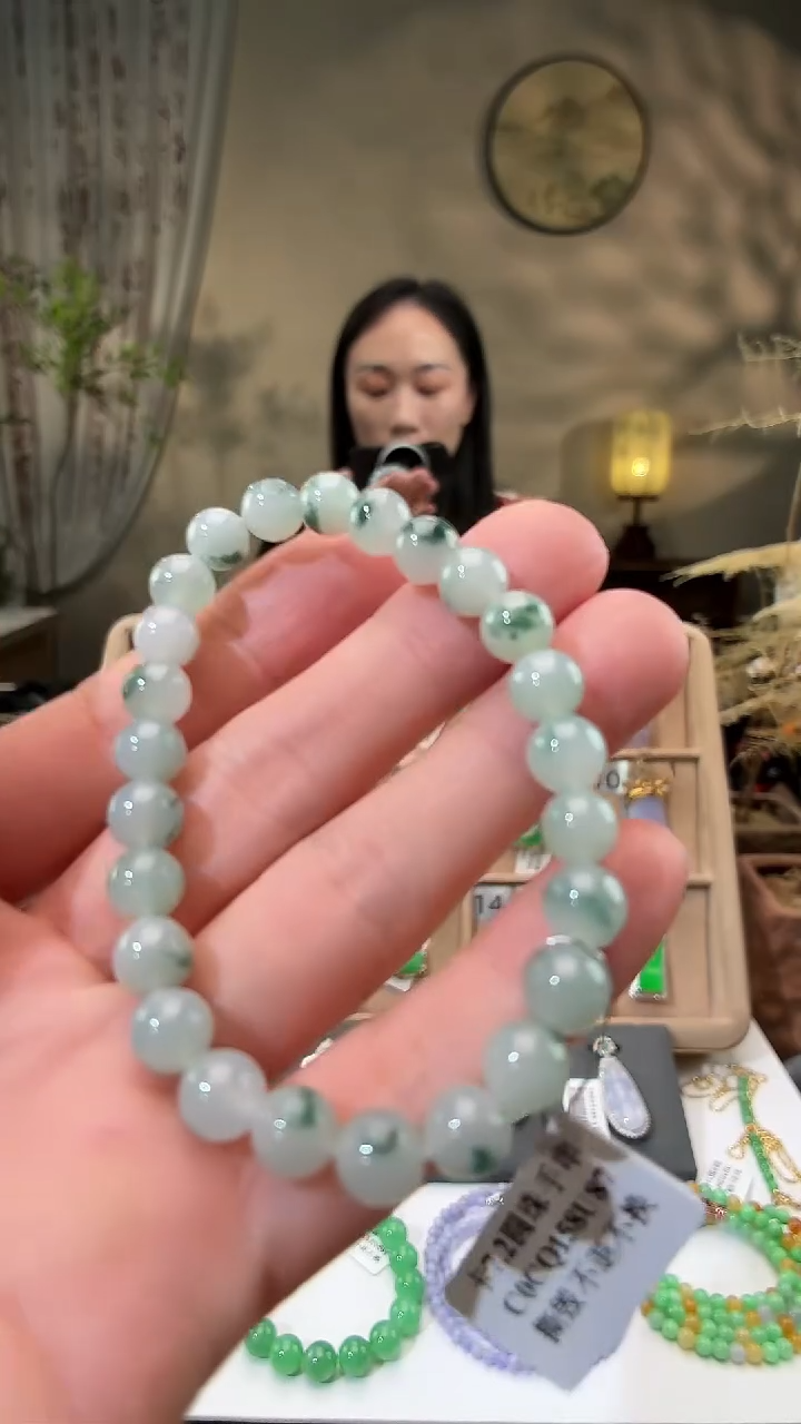 未镶嵌手链翡翠手串