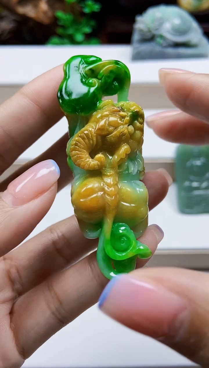 颈饰未镶嵌翡翠翡翠A货