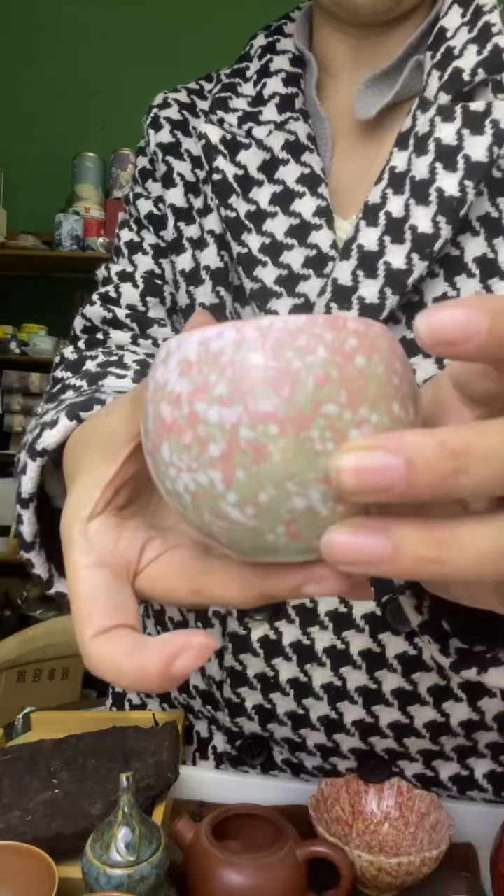 彩选单品樱花色龙蛋杯