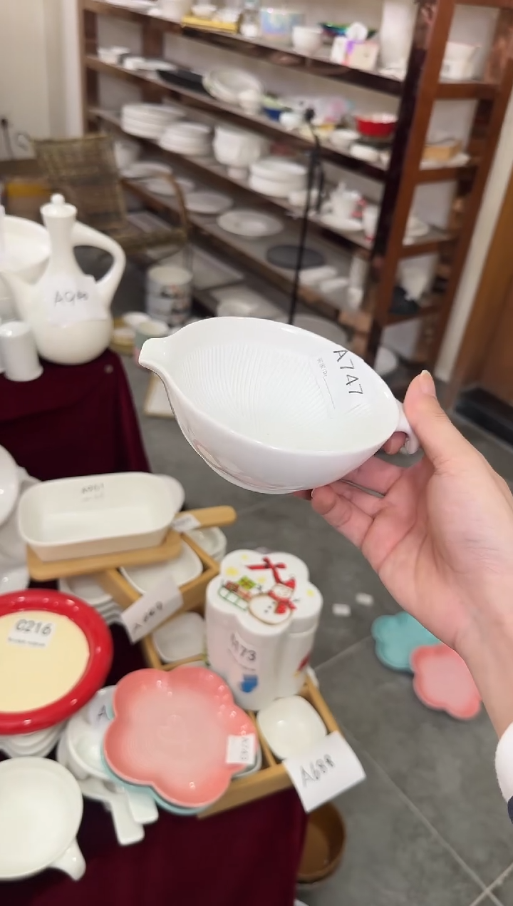 摆件陶C747   库存微瑕陶瓷餐具