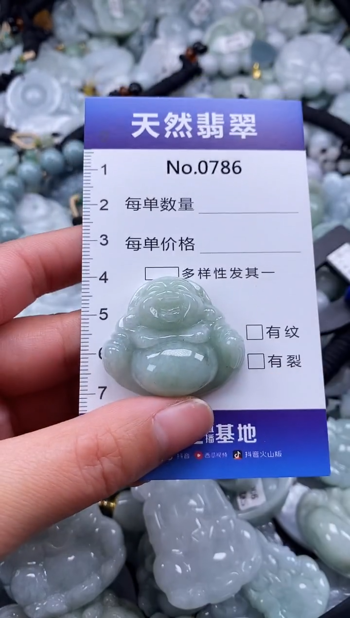 【闪购商品】翡翠颈饰未镶嵌缅甸A货翡翠0786