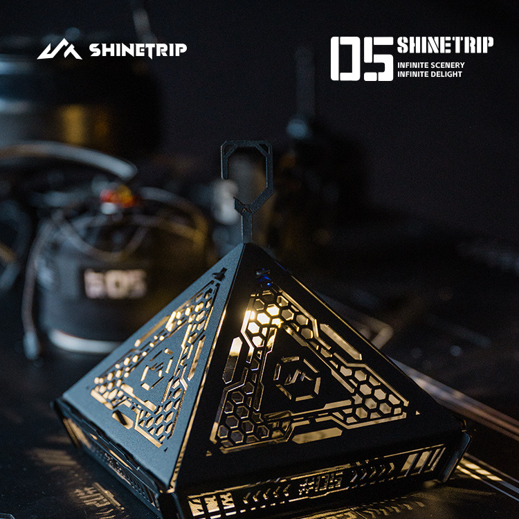 shinetrip/山趣户外05系金字塔灯罩不锈钢灯挂IGT露营氛围灯罩