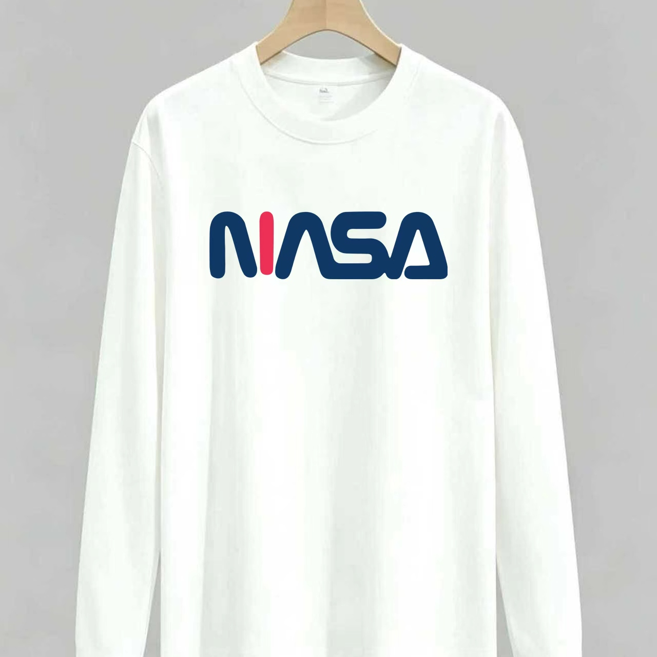 NASA联名秋衣微宽松情侣时尚男女同款休闲百搭长袖