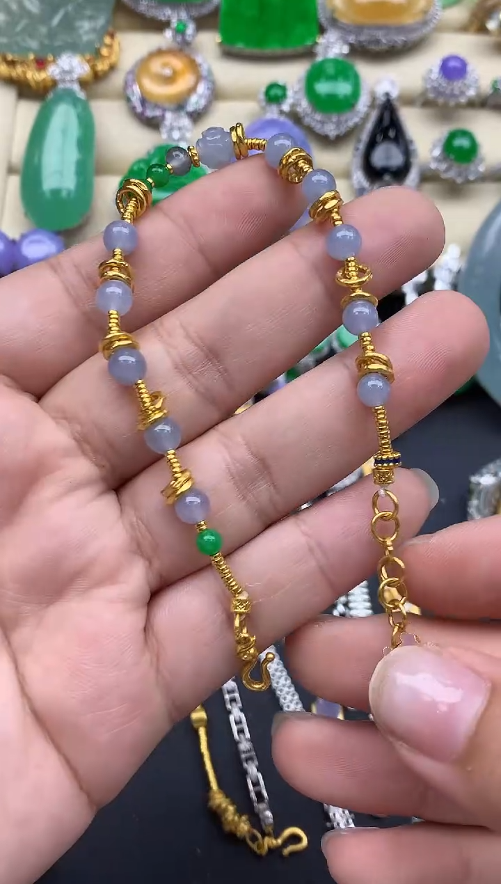 未镶嵌手链翡翠692-春日珠宝