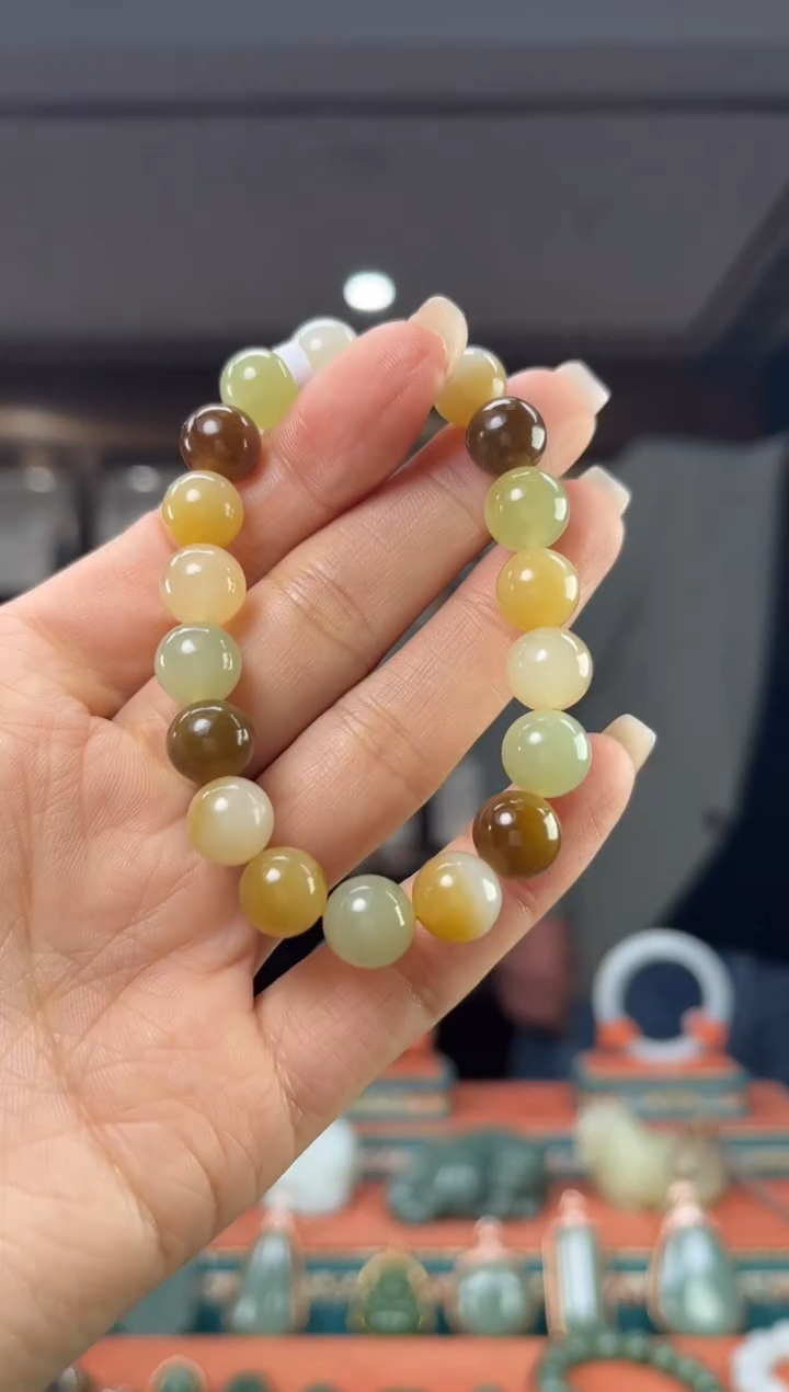 颈饰未镶嵌和田玉佩佩10mm左右