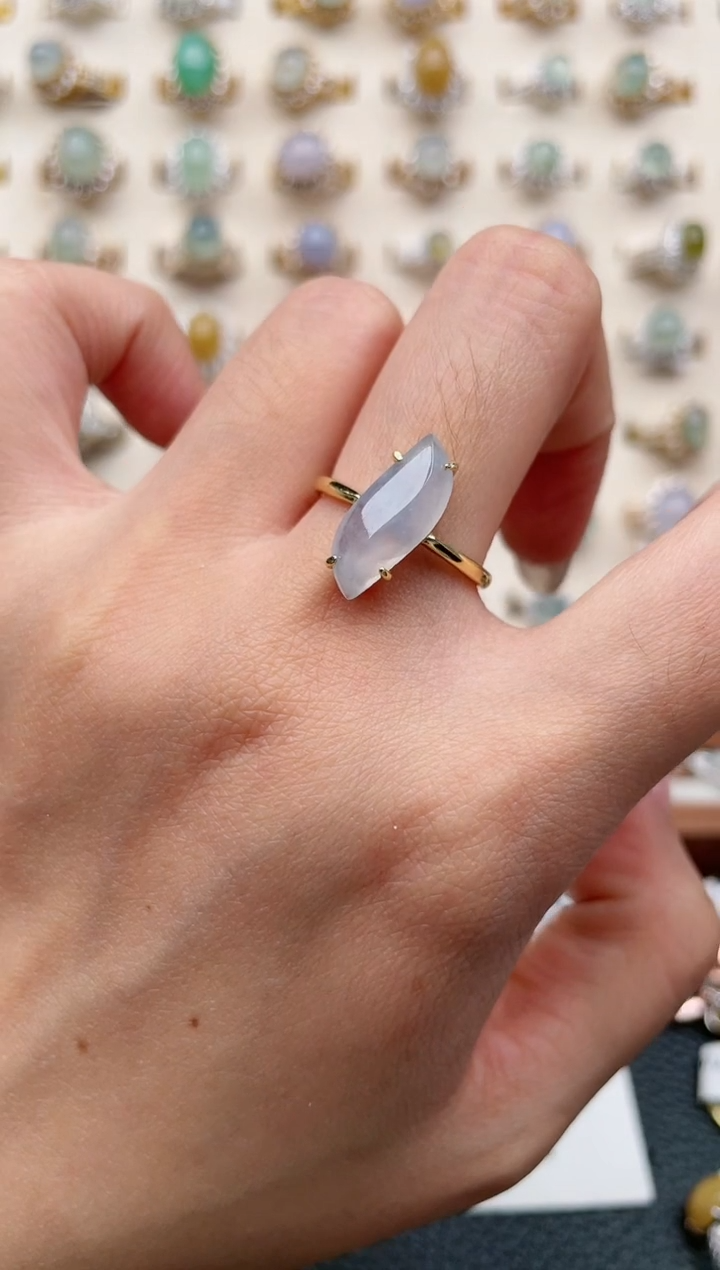 【闪购商品】翡翠戒指银S925镶嵌1111