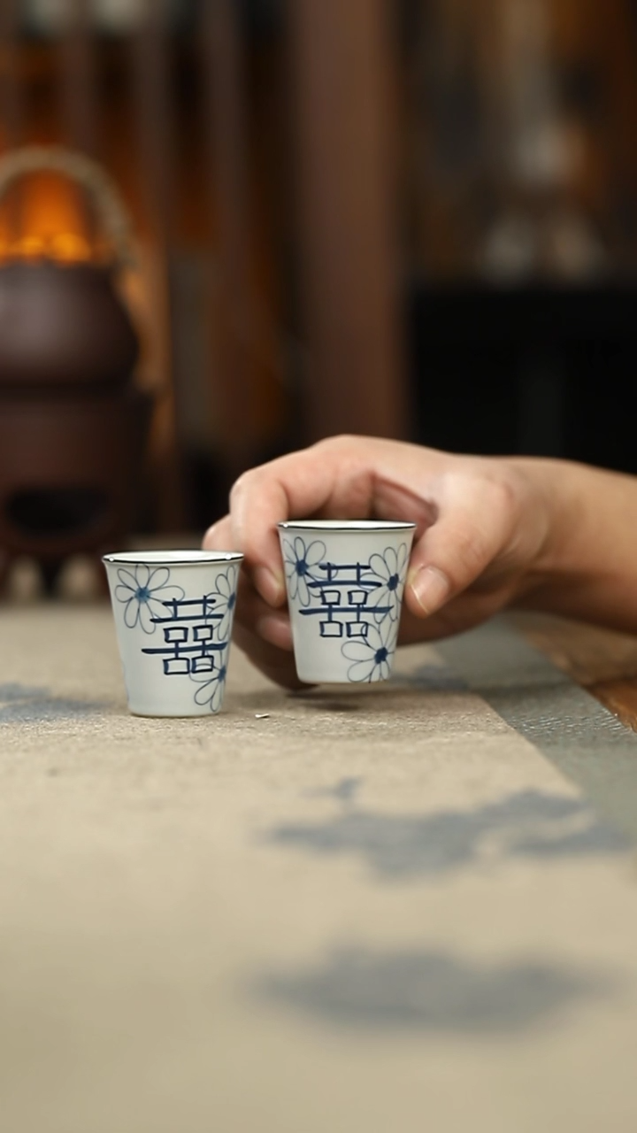 【闪购商品】其他喜字杯（2个）-清仓不退不换