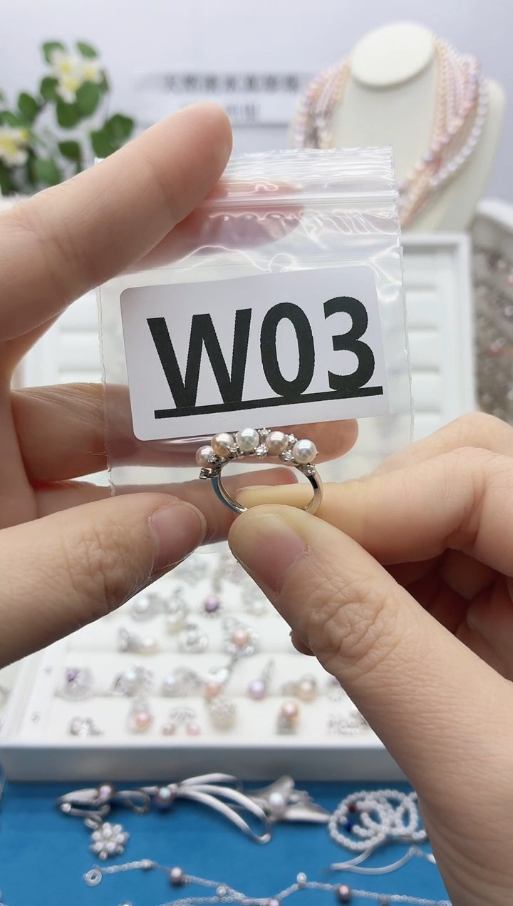 银S925镶嵌珠宝奇石淡水珍珠鱼*摆拍二发一W03