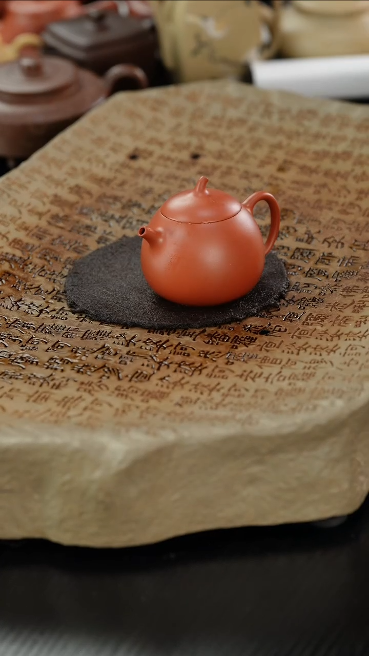 【闪购商品】紫砂茶壶lx朱泥小瓜110cc