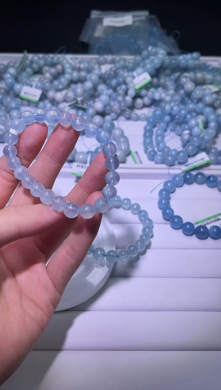 1海蓝宝石（处理）X047-海蓝宝单圈-多样性发其一