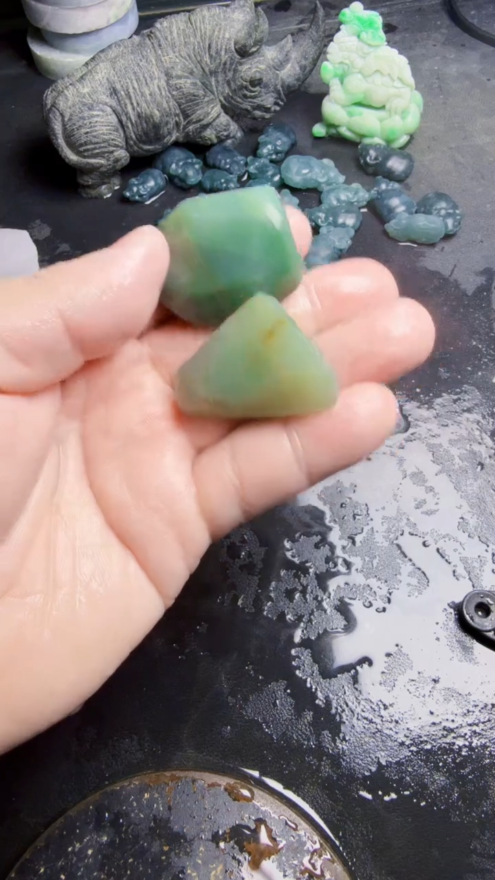 未镶嵌挂件翡翠天然翡翠257