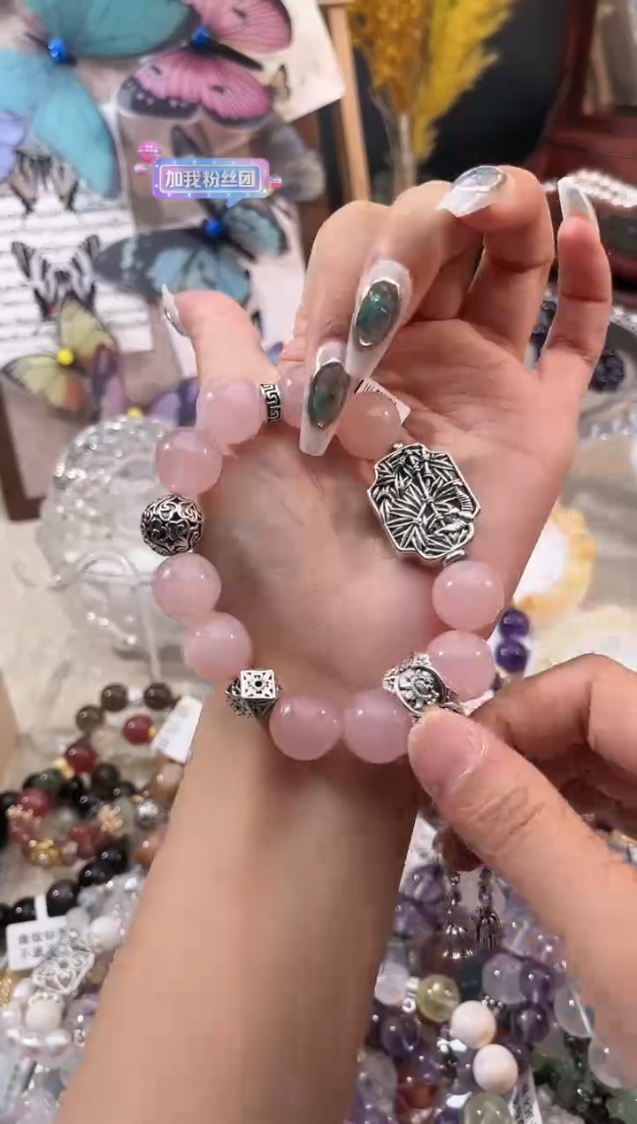 【闪购商品】水晶手链未镶嵌多样性发货颜色微差发其一