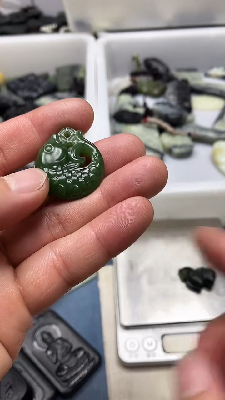 吊坠(不含链)未镶嵌和田玉1