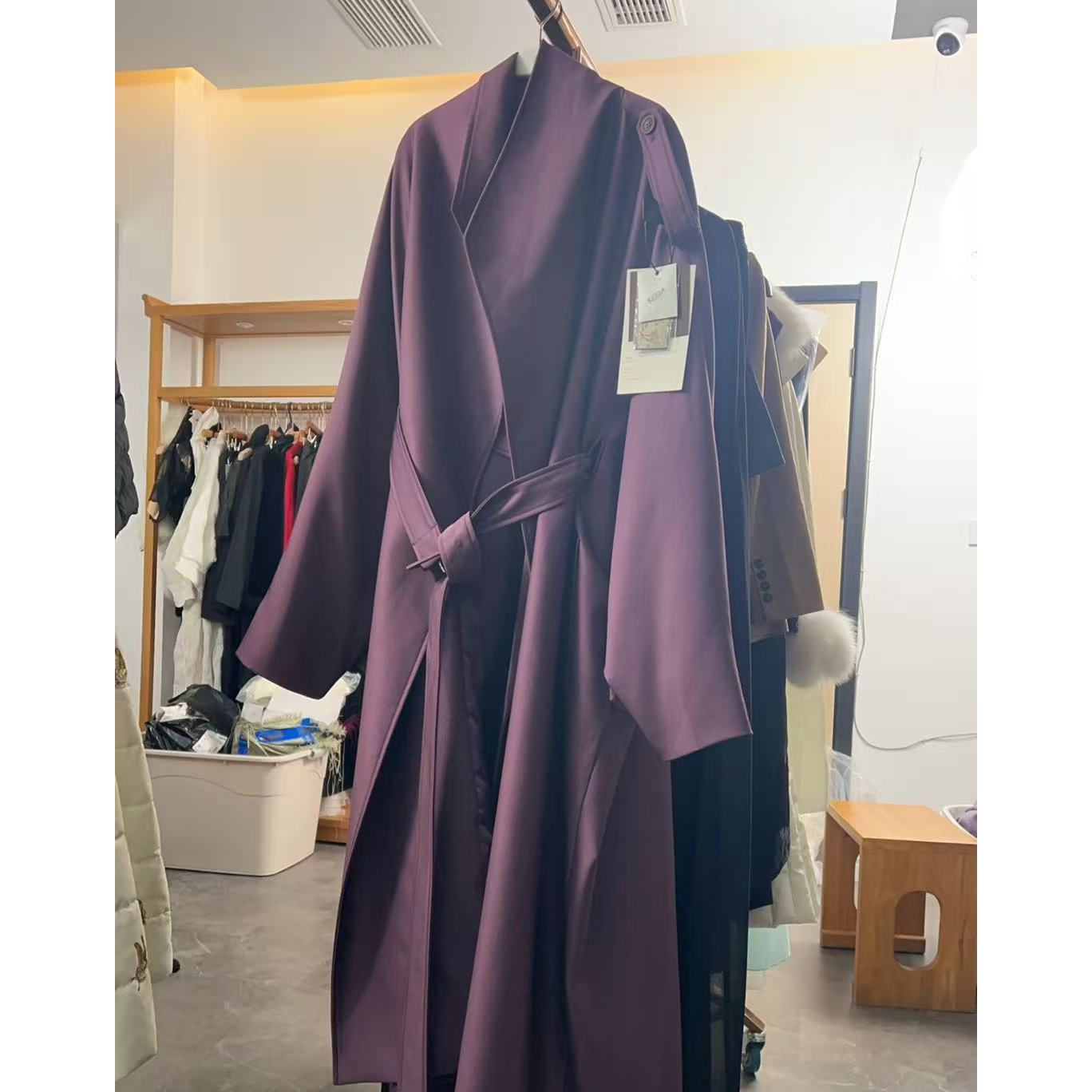 维舟风衣女款长款