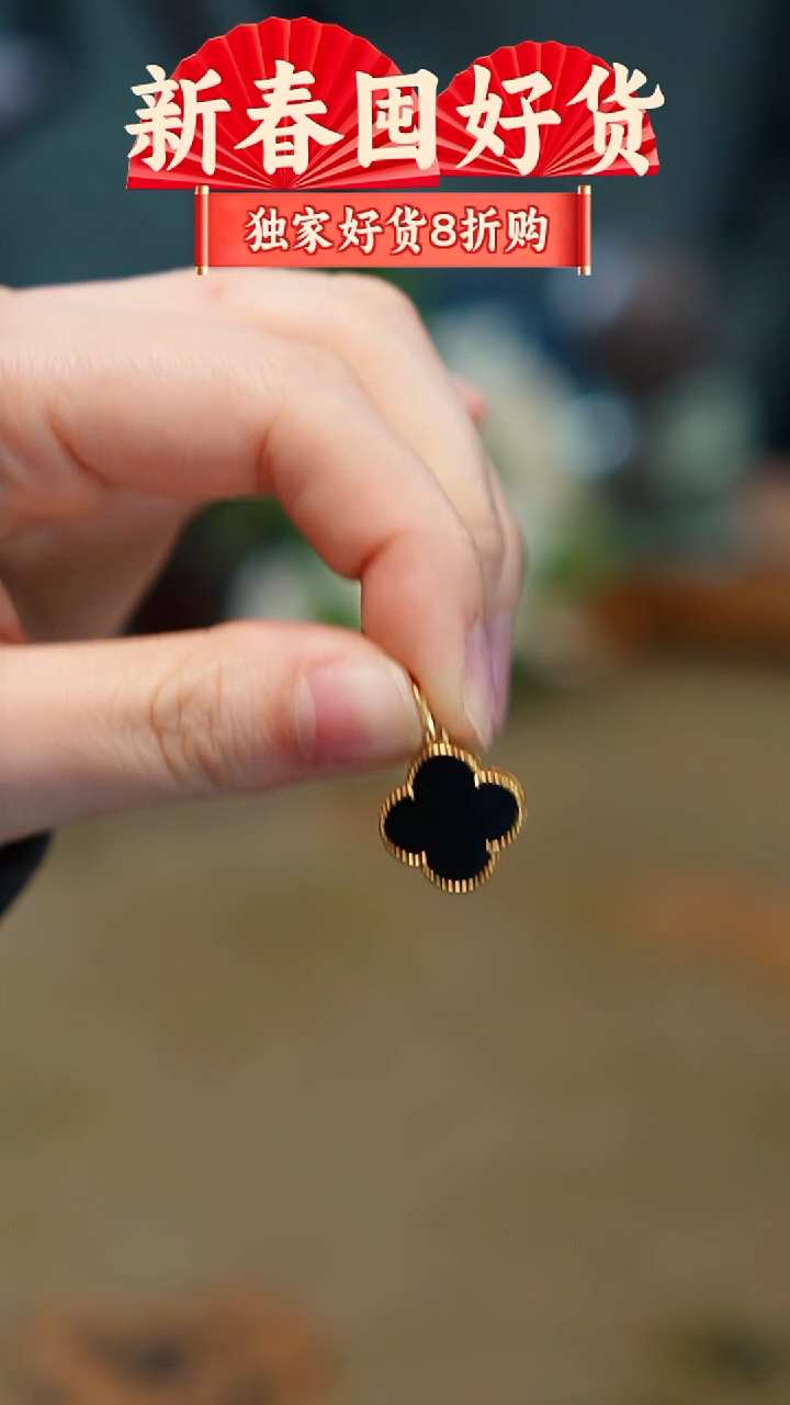 吊坠(不含链)银S925镶嵌和田玉（墨玉）吊坠，