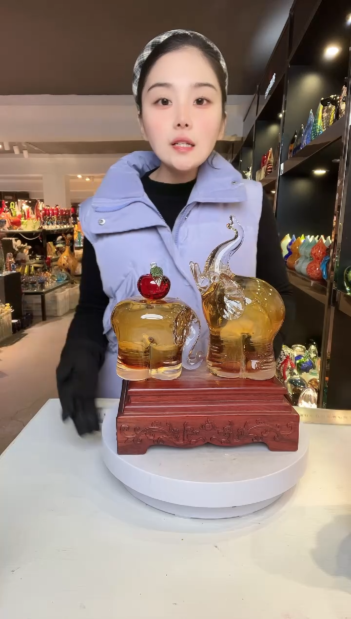 【闪购商品】茶盏琉璃摆件家居摆件