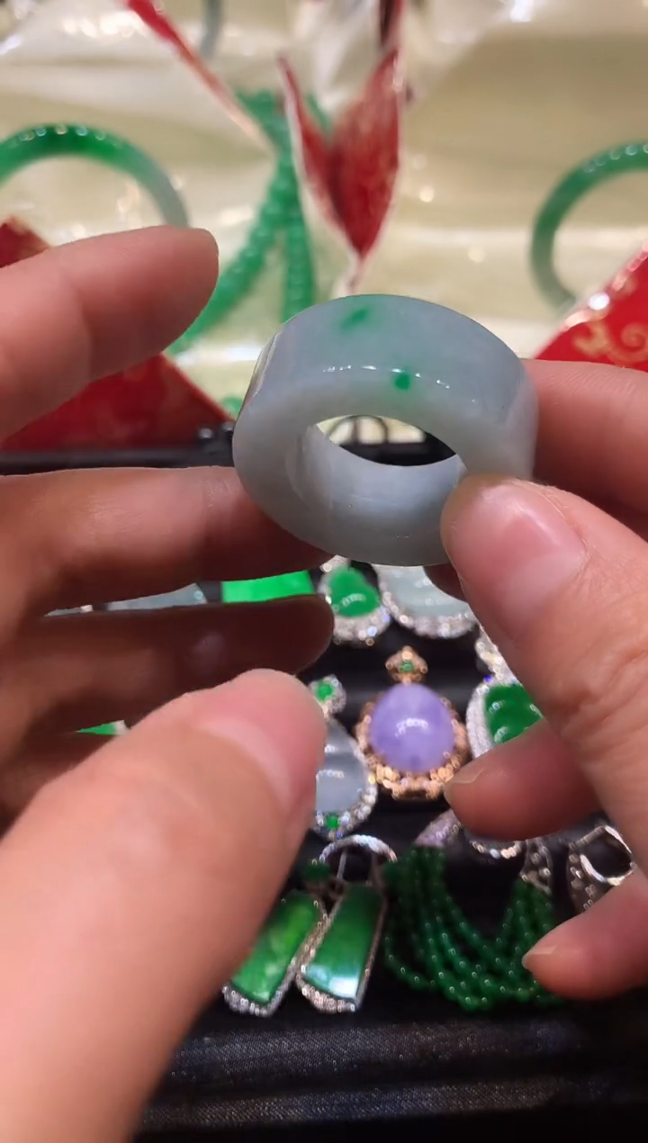 【闪购商品】翡翠戒圈未镶嵌扳指