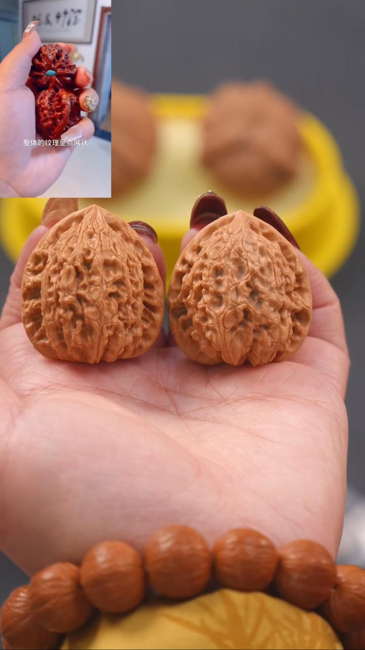 【闪购商品】文玩核桃吊坠36虎头王