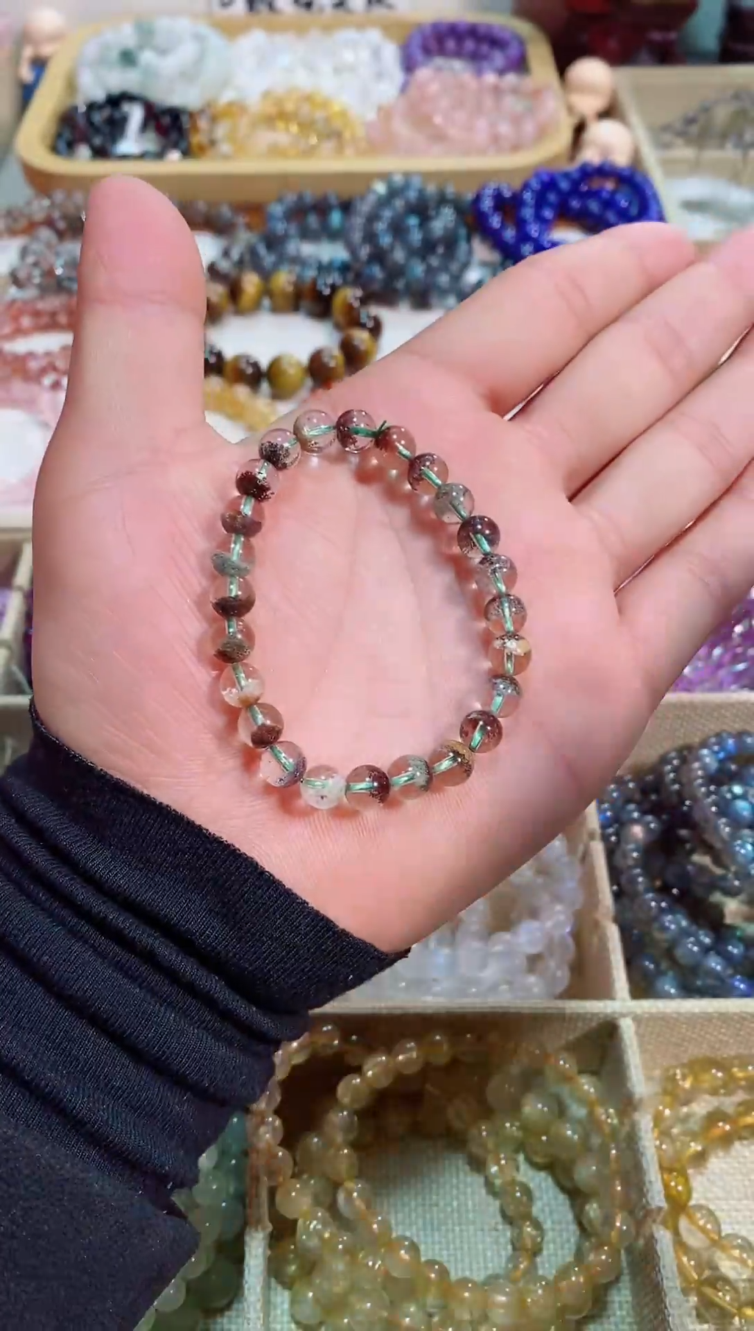 【闪购商品】水晶手链未镶嵌四季幽灵8M+ (多样性发其一）