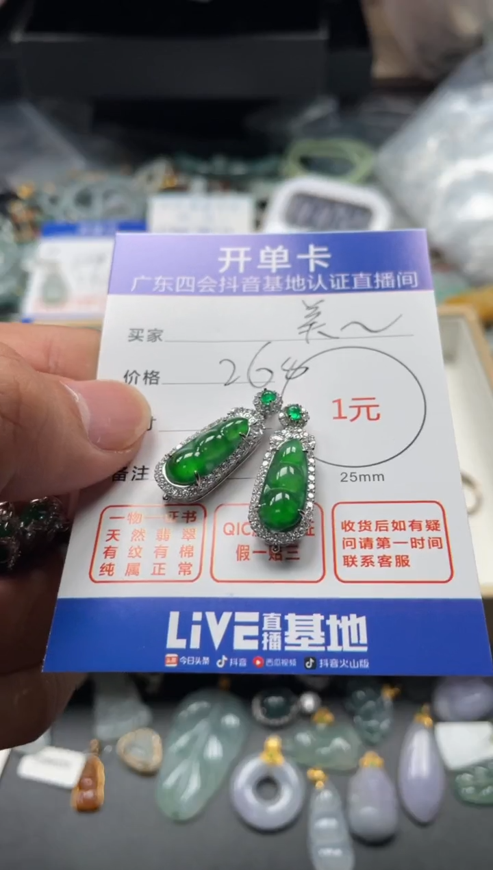 翡翠未镶嵌颈饰美***堡挂件