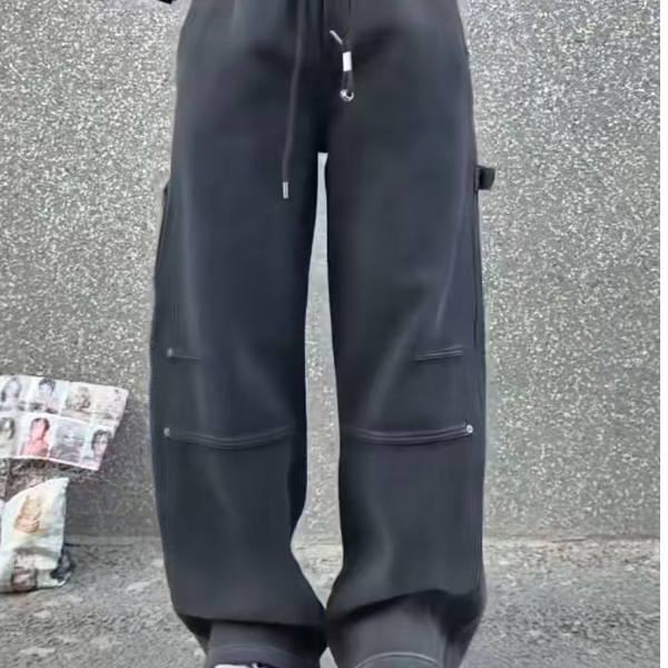 791加绒加厚牛仔休闲裤百搭透气潮免烫韩版