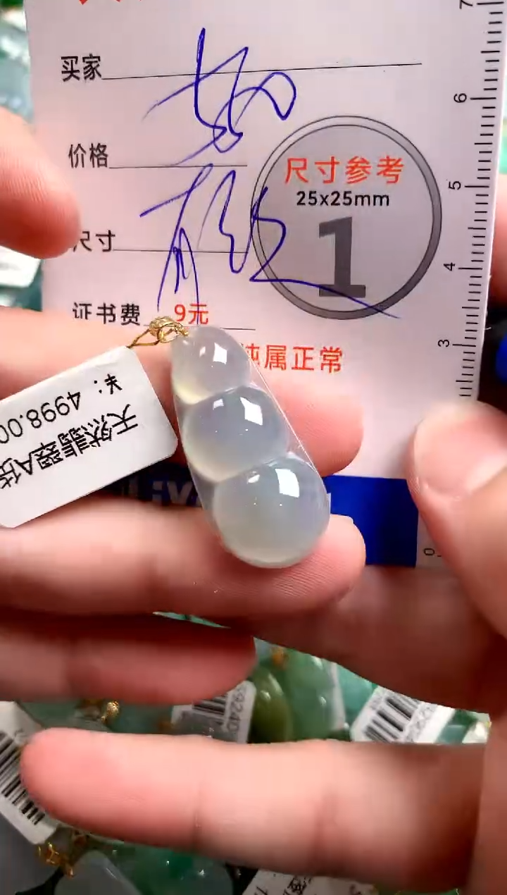 【闪购商品】翡翠颈饰18K金镶嵌0228925176