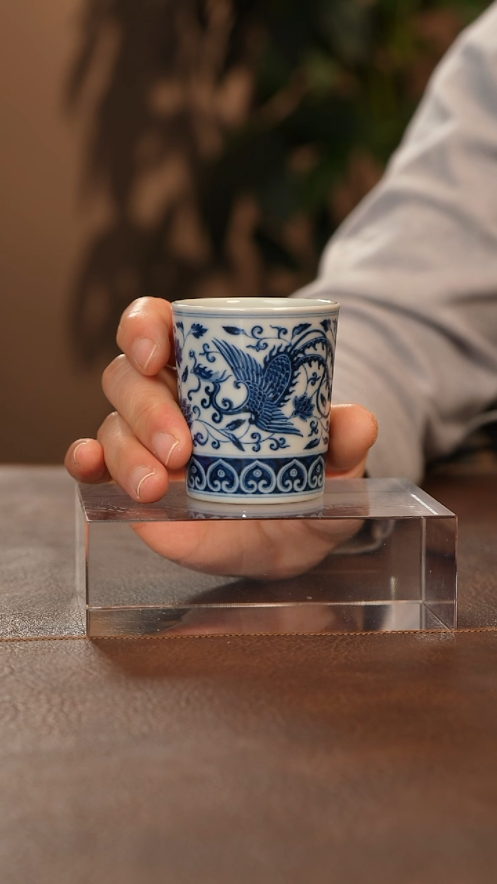 【闪购商品】瓷片青花瓷茶具斌芬陶瓷