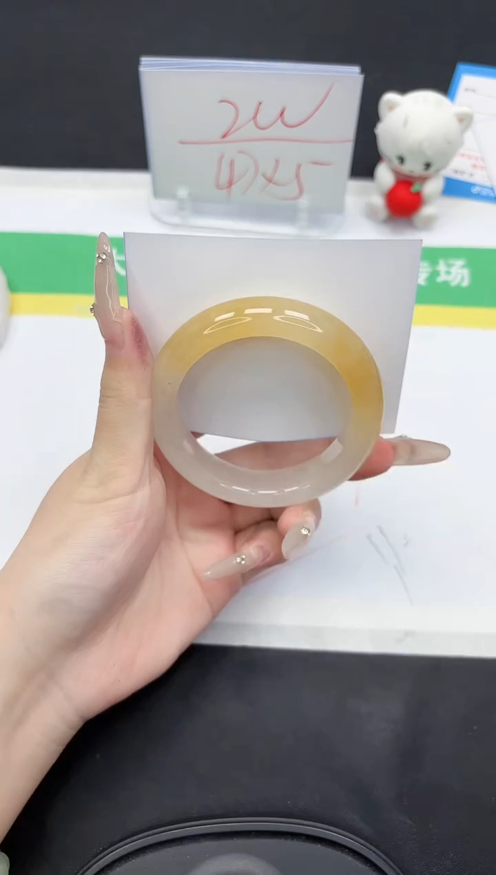 石英质玉未镶嵌手镯241-55.4