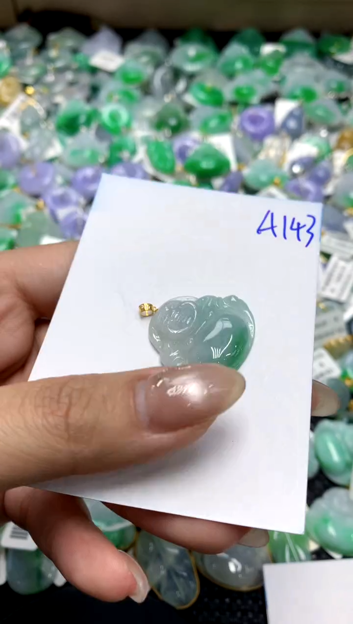 【闪购商品】翡翠颈饰18K金镶嵌1111111111111111