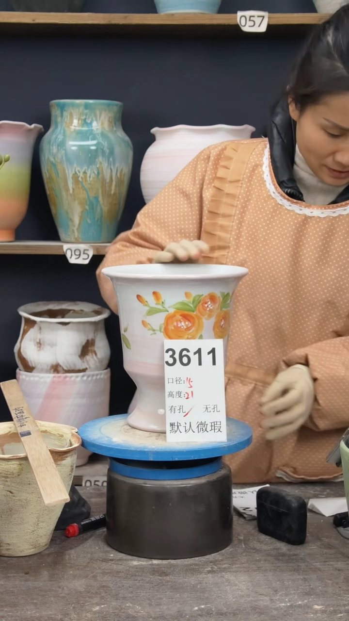 景德镇陶园花盆3611