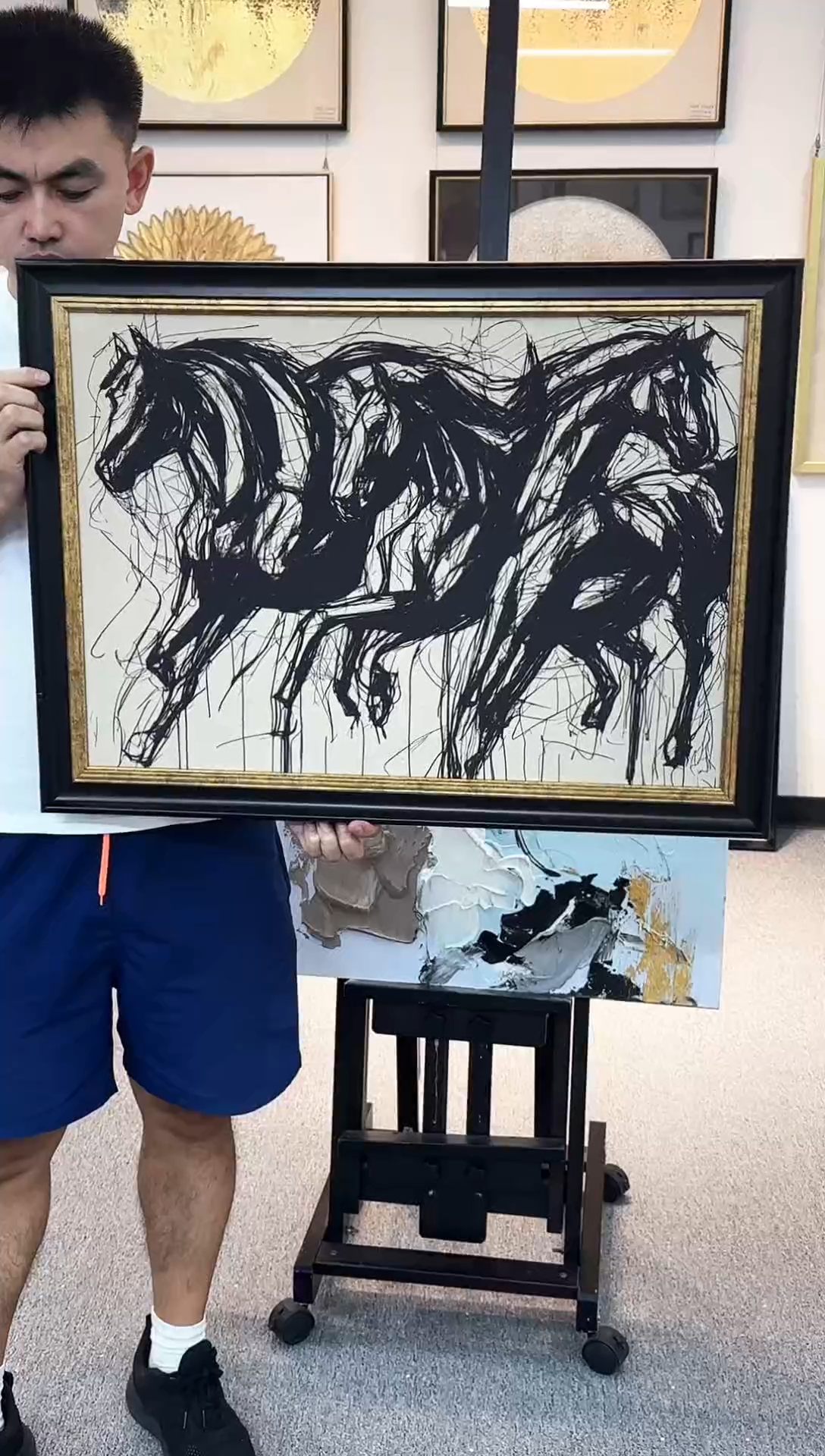168现代艺术装饰画油画60cm*80cm
