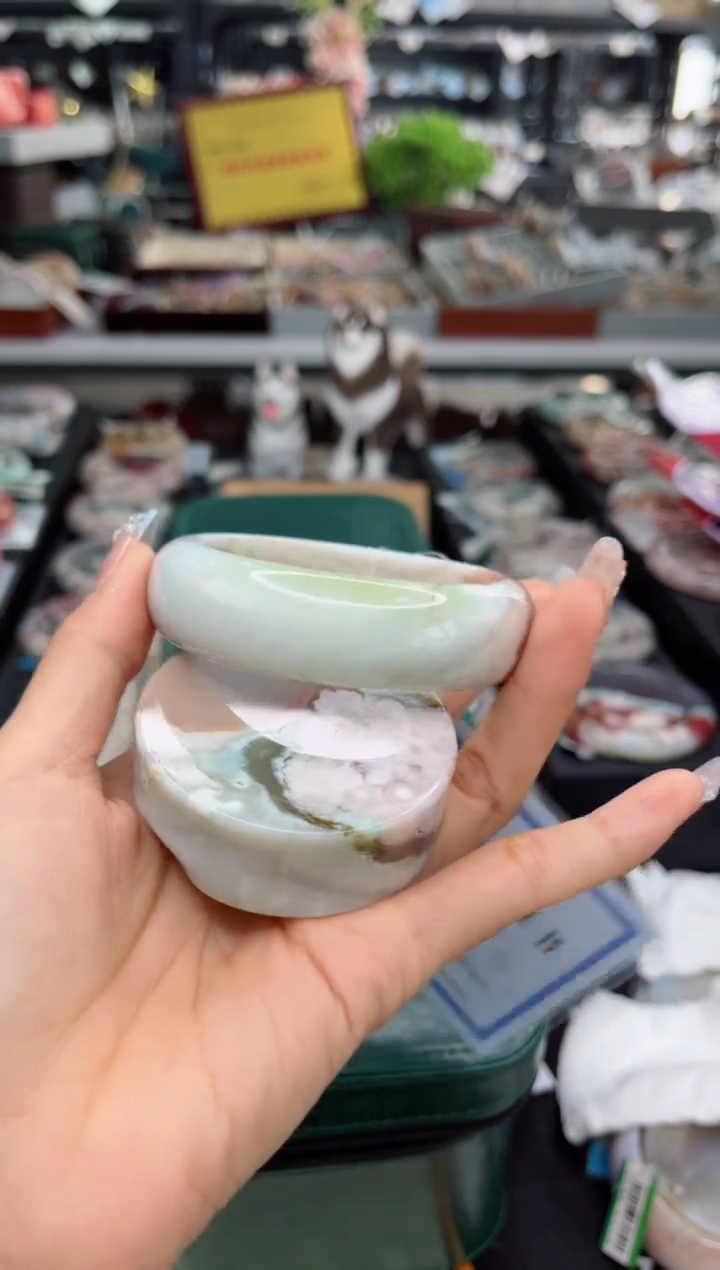 【闪购商品】石英质玉手镯未镶嵌59圈口（赠品镯心）6330088