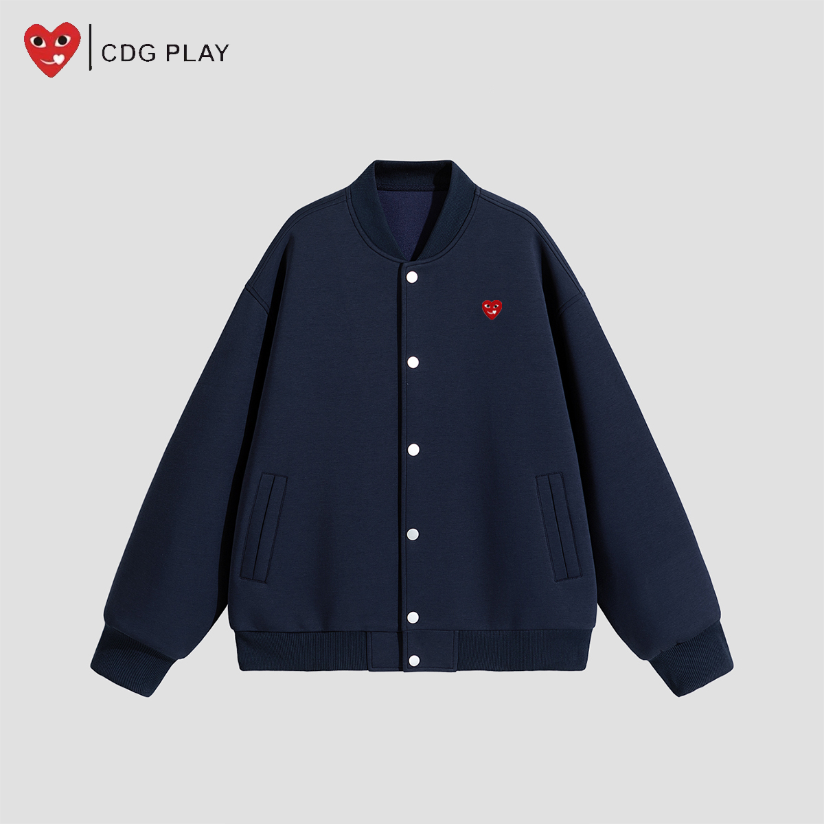 CDG PLAY爱心潮流针织外套男2025秋冬百搭情侣外套