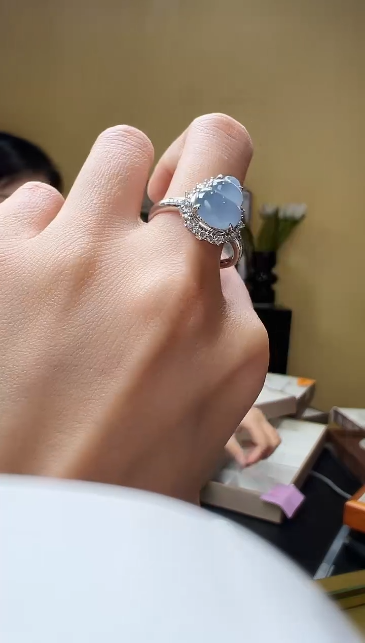 翡翠戒指18K金镶嵌DFZ0801-56