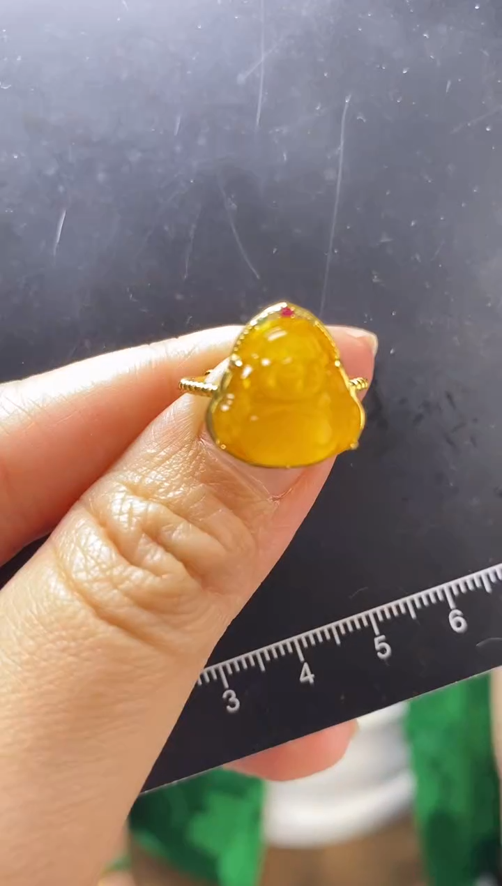 未镶嵌蜜蜡戒指JZ3671