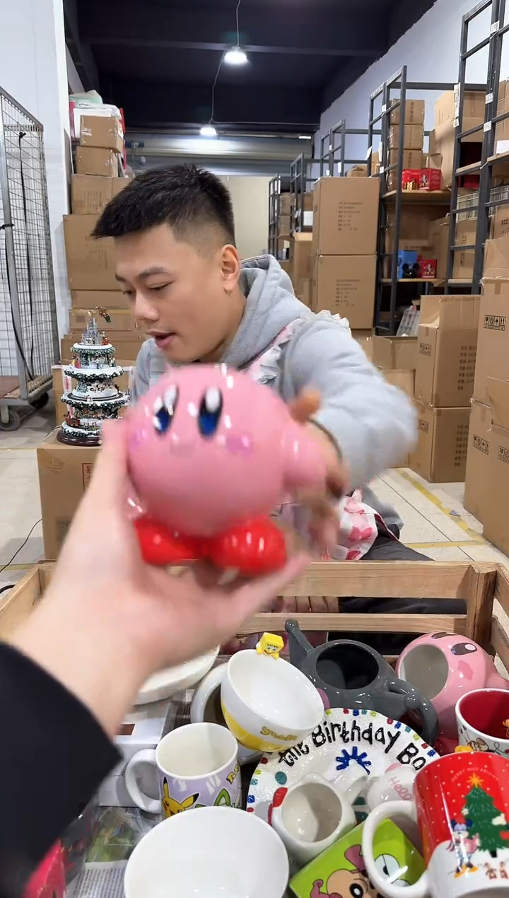 瓷片星之卡比全身杯