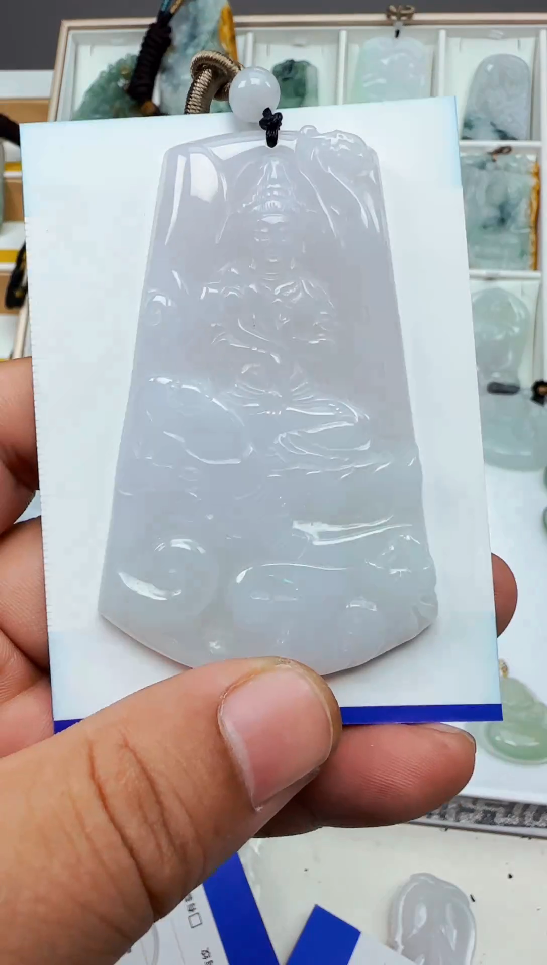 【闪购商品】翡翠颈饰未镶嵌缅甸天然A货翡翠