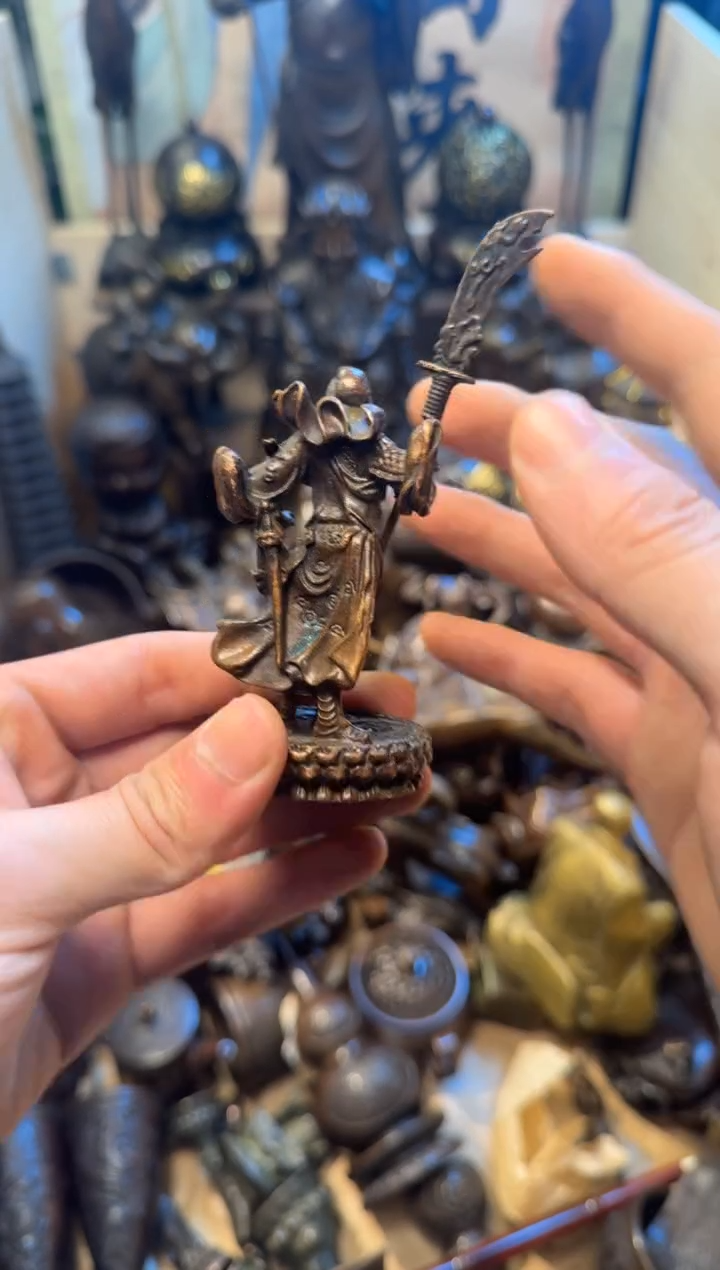 买铜就来旺铜杂货铺！（关公像）