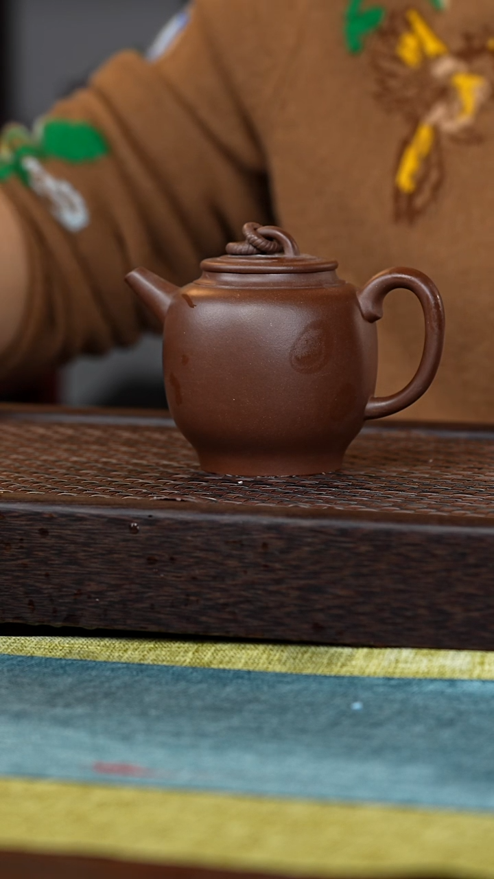 【闪购商品】紫砂茶壶双圈紫泥320cc