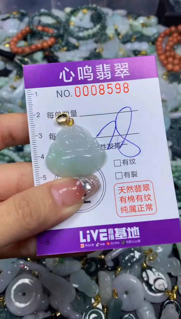 【闪购商品】翡翠颈饰未镶嵌闪购008598