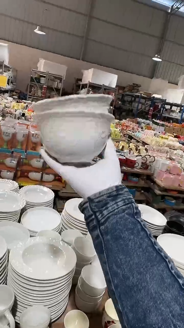 陶瓷2个米饭碗5英寸 花溪 微瑕