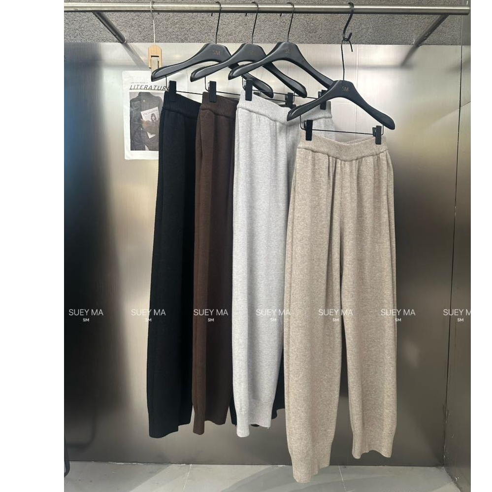 鑫燃KIKI 纯色百搭显瘦直筒休闲裤 11313 SM