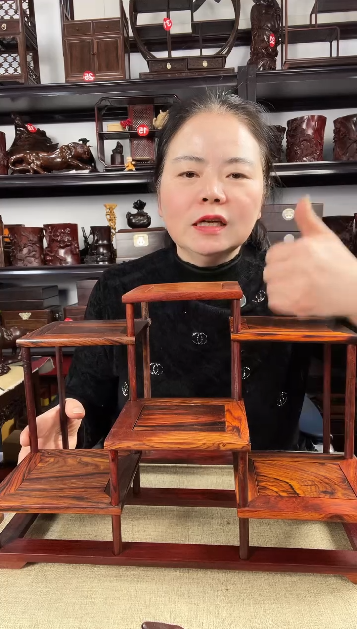 木新红六连老李红木工艺品