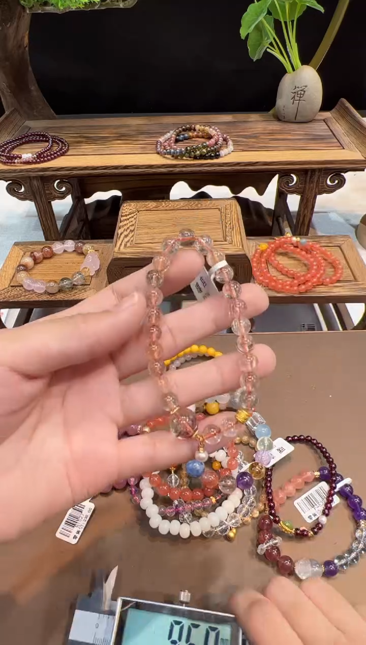 【闪购商品】水晶手串未镶嵌@@手饰