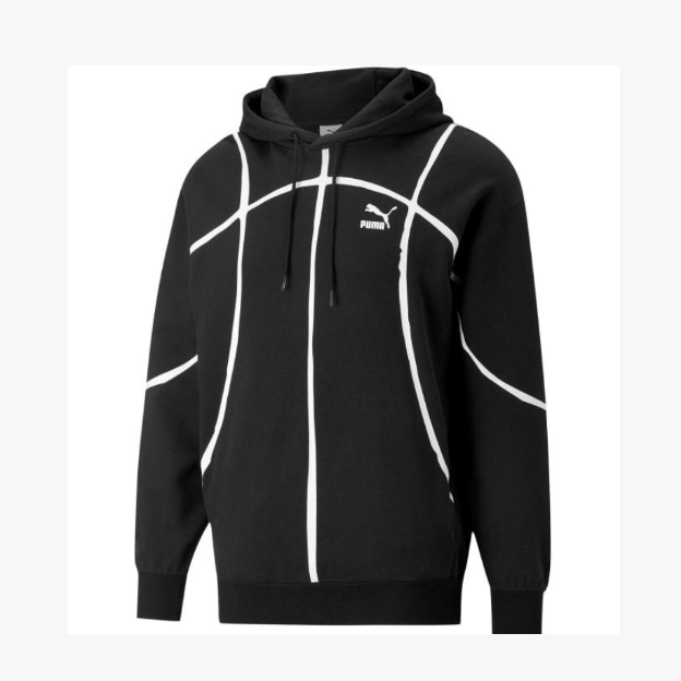 PUMA/彪马【大仓】联名款印花抽绳套头连帽长袖卫衣男款535433-01